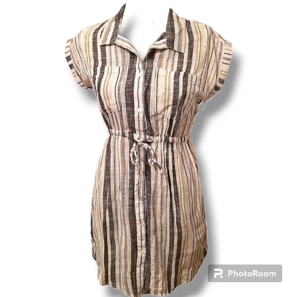 NWT Blue Island Dress w Pockets Sz S